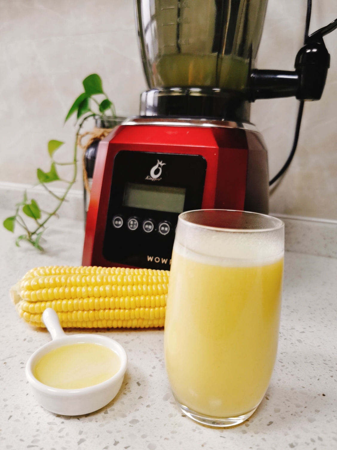 营养颜值双在线的玉米汁的做法