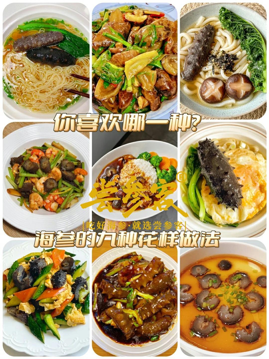 九种海参的花样做法，总有一样你喜欢！