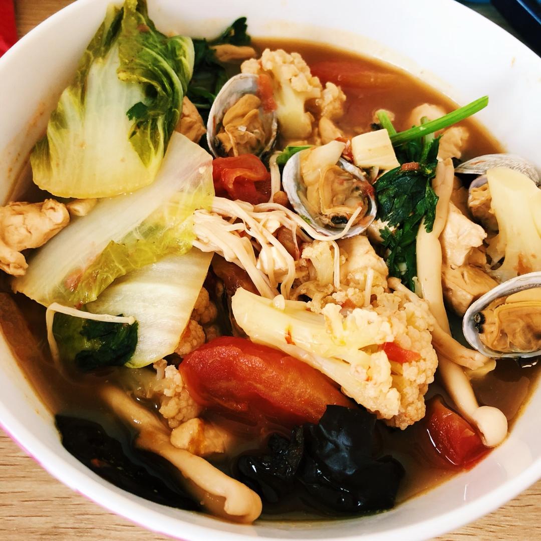 蛤蜊豆腐汤(减肥)