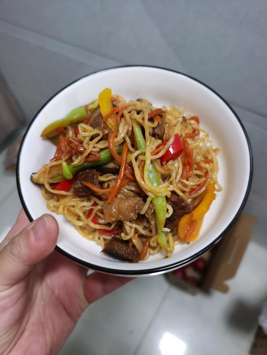 家庭版豆角焖面