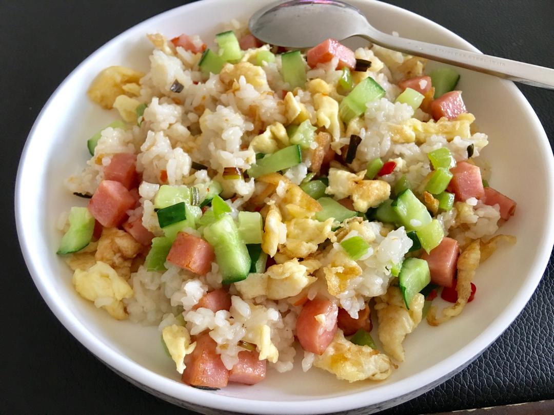 玛麦麦做的炒米饭