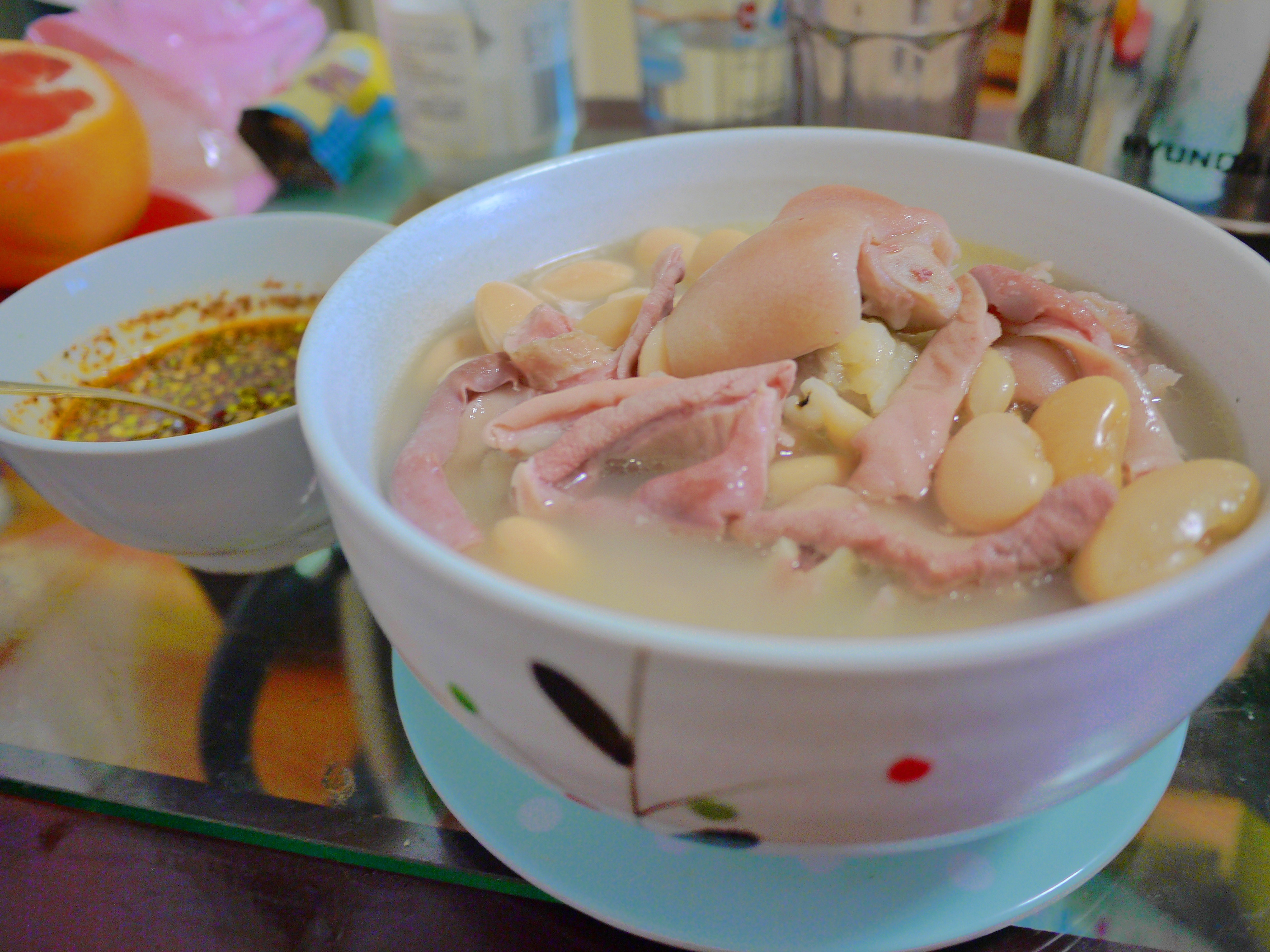 masker做的胡椒猪肚芸豆汤