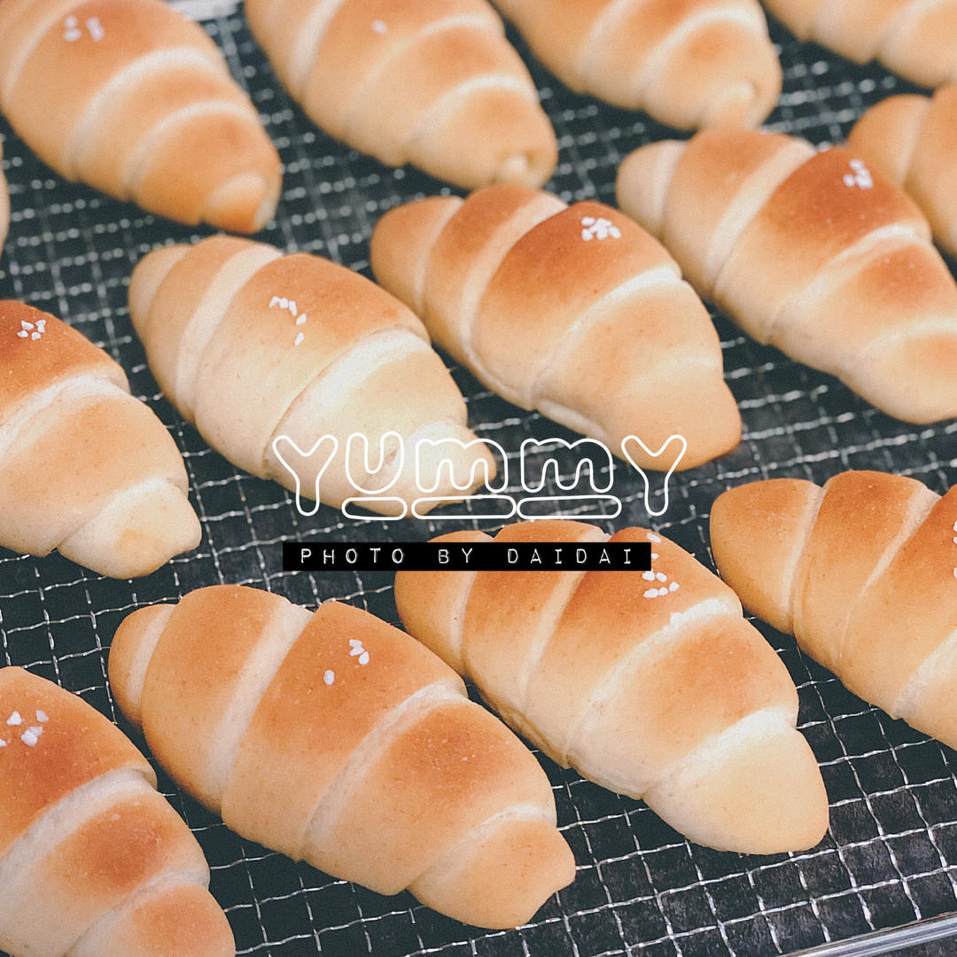 日式の盐可颂·盐面包..
