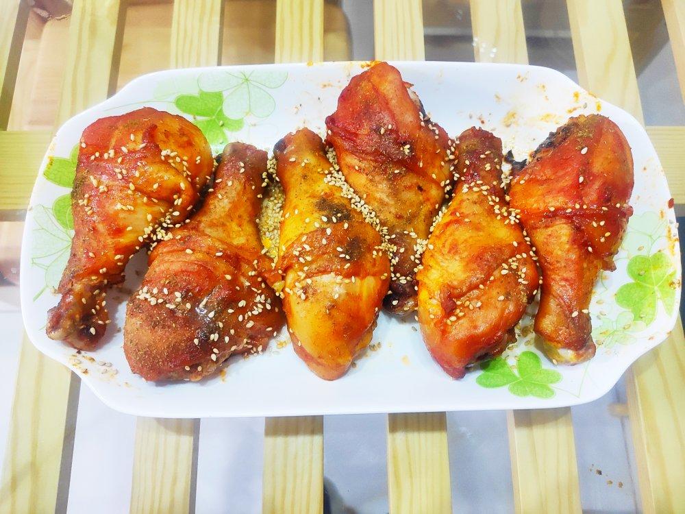 烤箱烤鸡腿