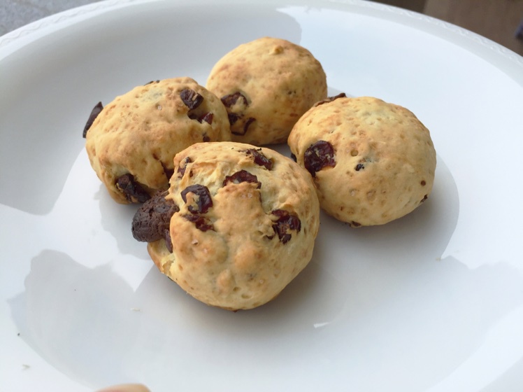 蔓越莓巧克力司康