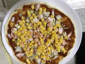 虾仁🍤披萨🍕的做法 步骤6