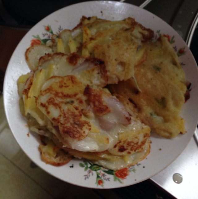 土豆洋葱煎饼