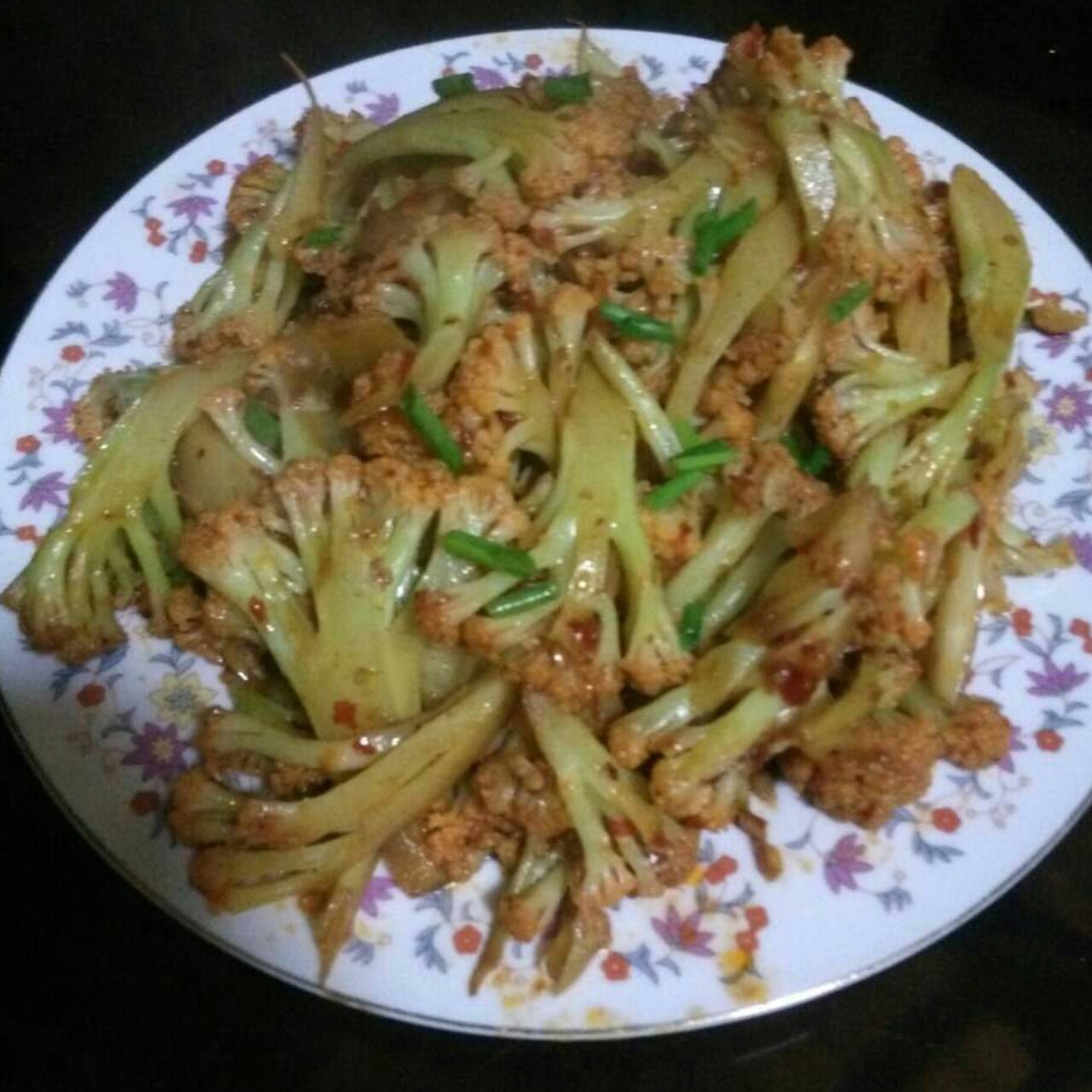 干煸有机花菜