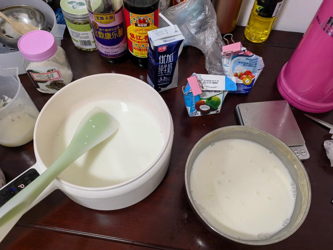 想要做出完美的嫩滑椰子冻🥥记住这个比例就对了