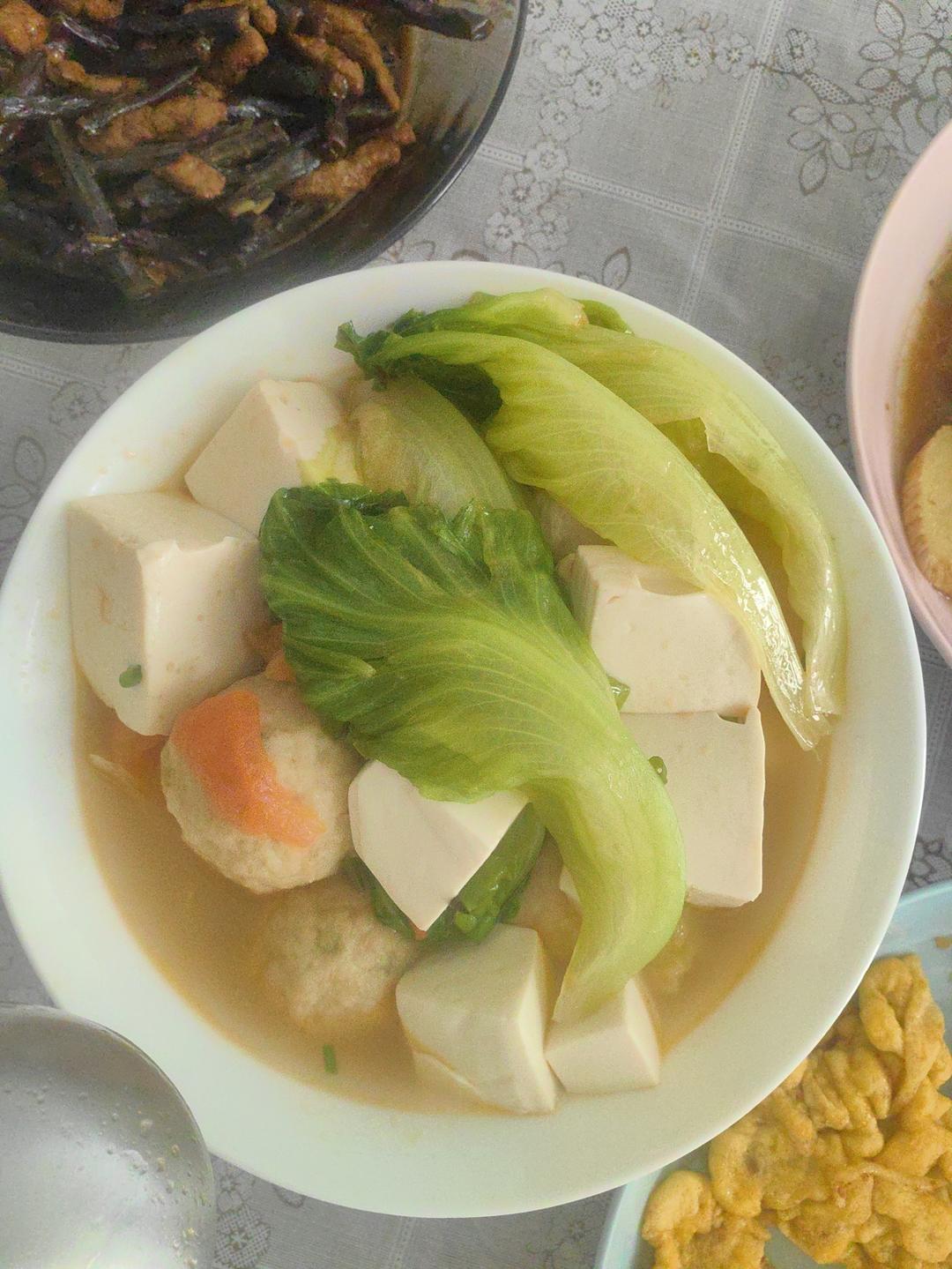 番茄鱼丸豆腐汤