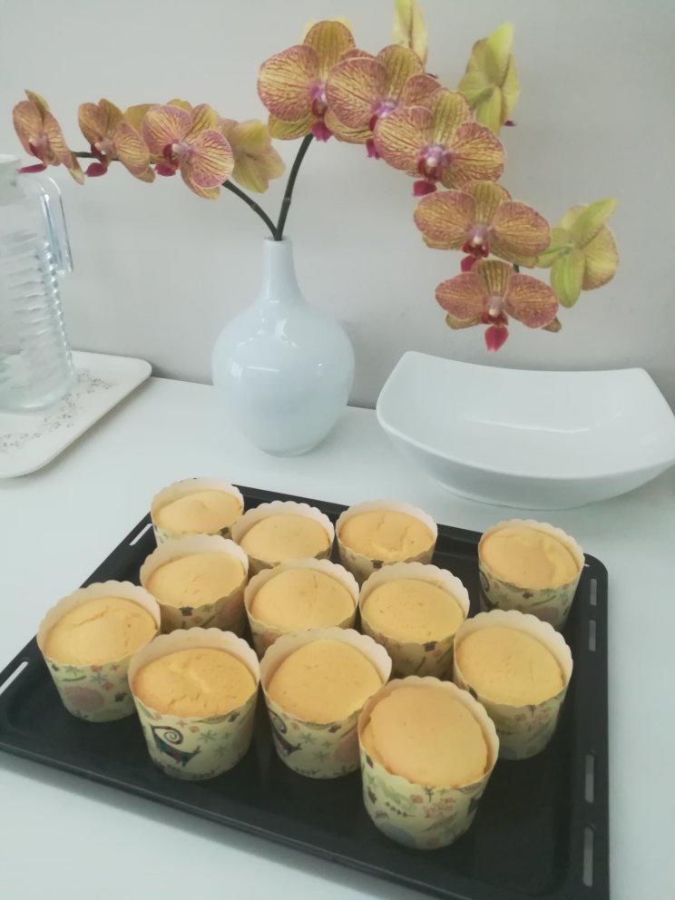 纸杯蛋糕 8寸戚风蛋糕的量