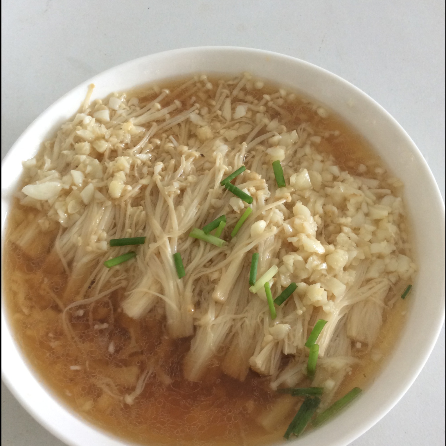 蒜蓉蒸金针菇