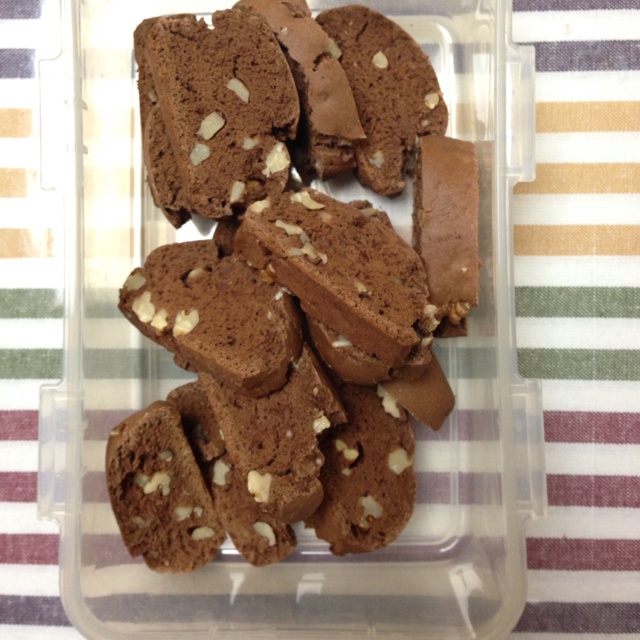 巧克力坚果意式脆饼