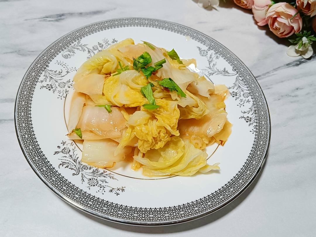 糖醋黑白菜（白菜炒木耳）