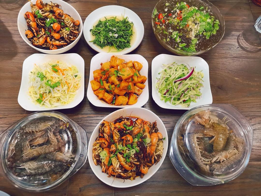 蓝餐桌做的晚餐2018年7月13日