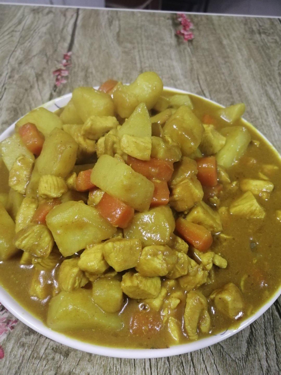咖喱鸡块