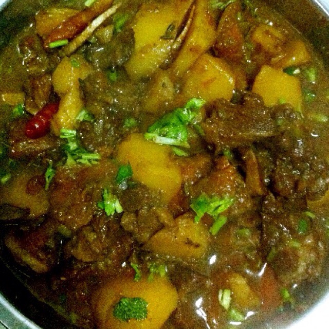 红焖羊肉山药