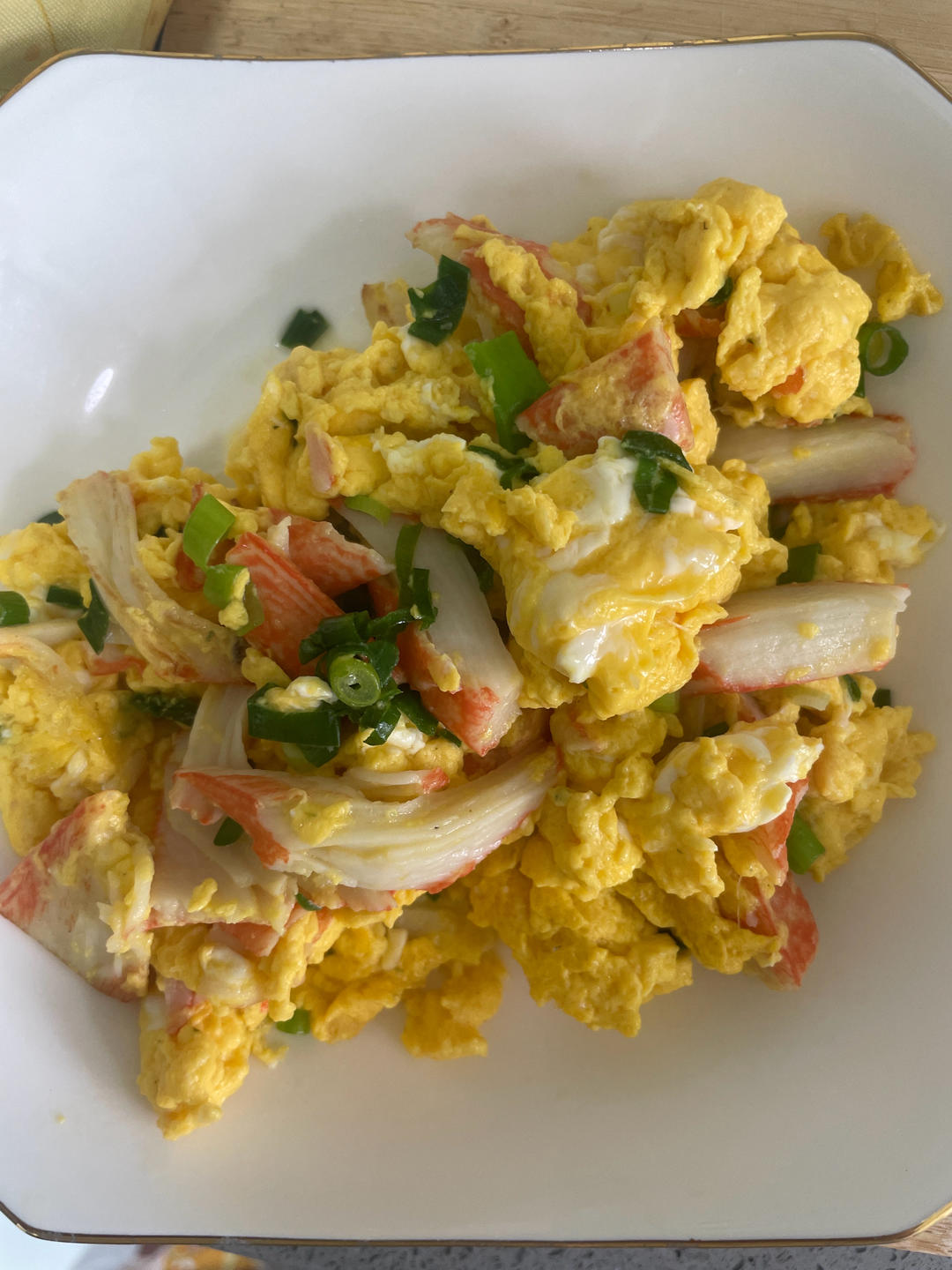 蟹柳滑蛋！鲜嫩到爆！