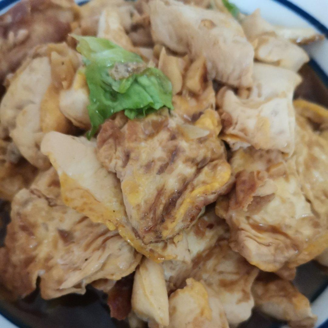 焖煎豆腐