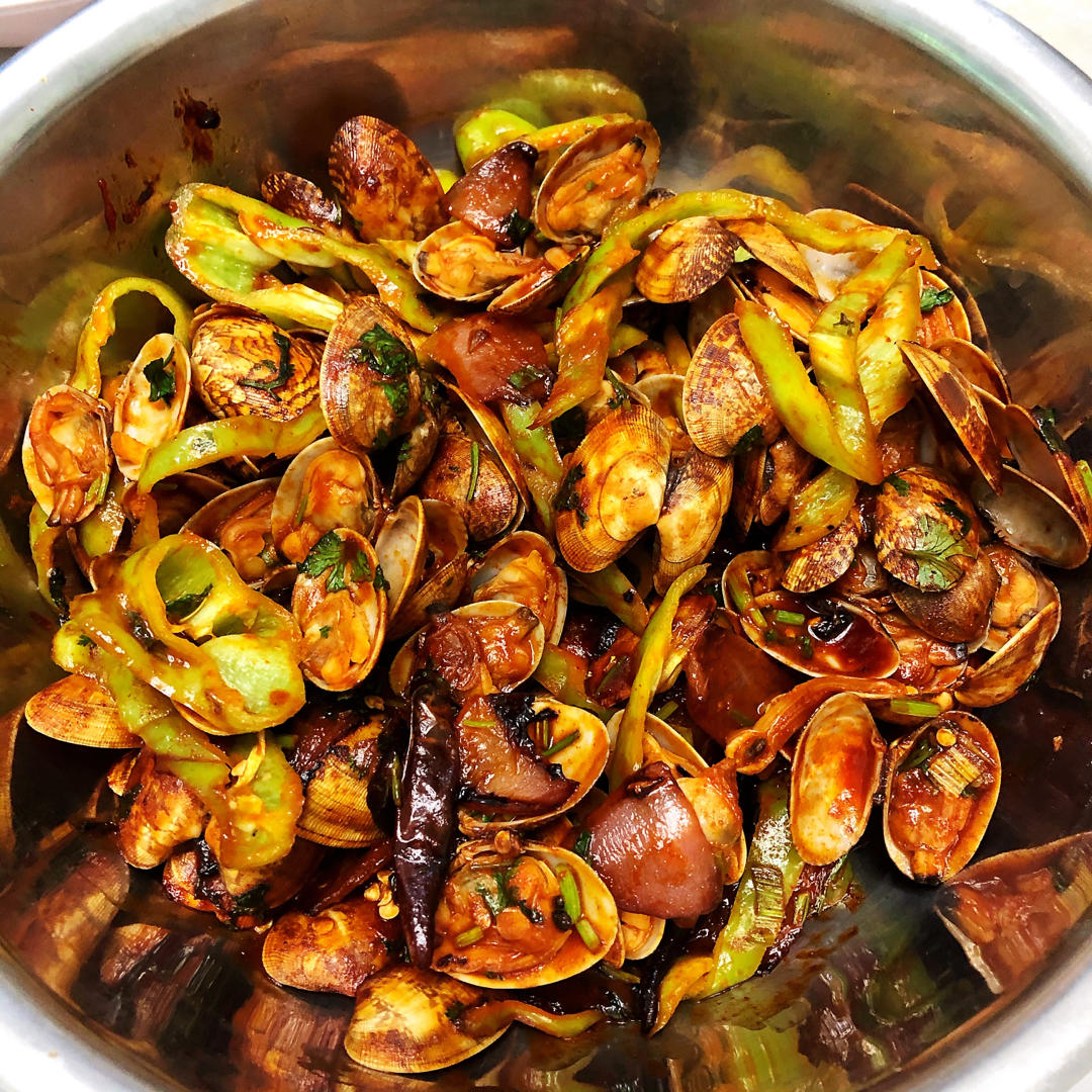 爆炒花蛤