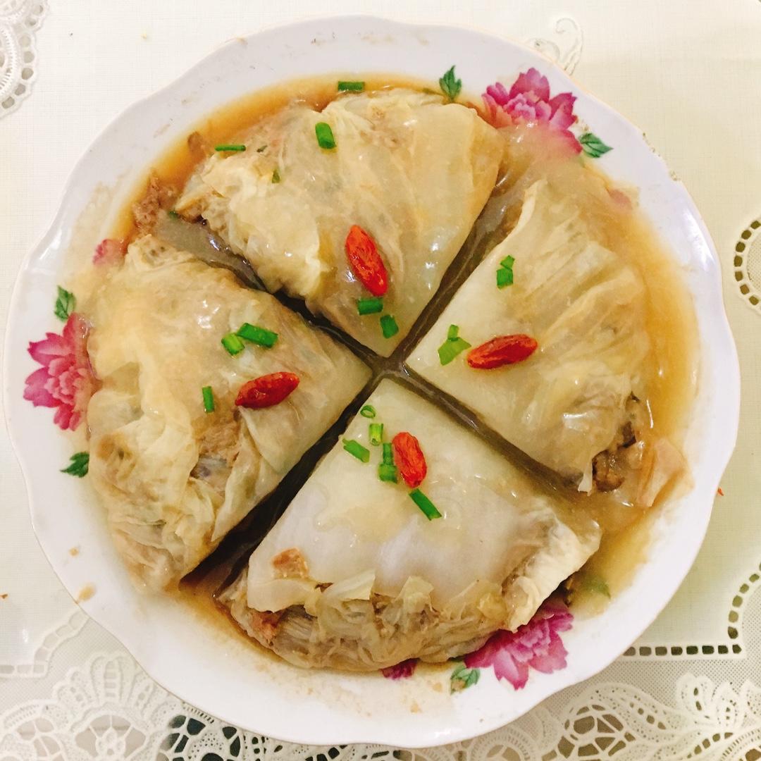千层肉末白菜叠