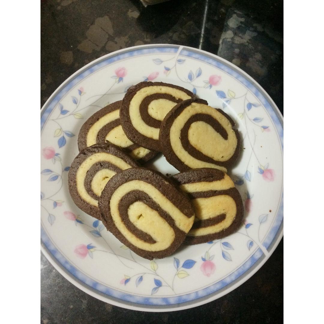 摩卡双色饼干