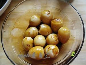 豌豆苗鹌鹑蛋组合的做法 步骤2