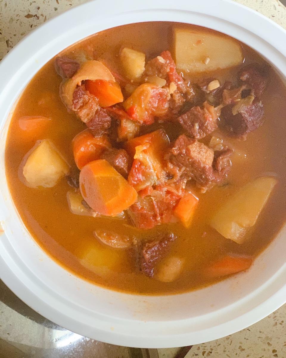 番茄土豆炖牛腩