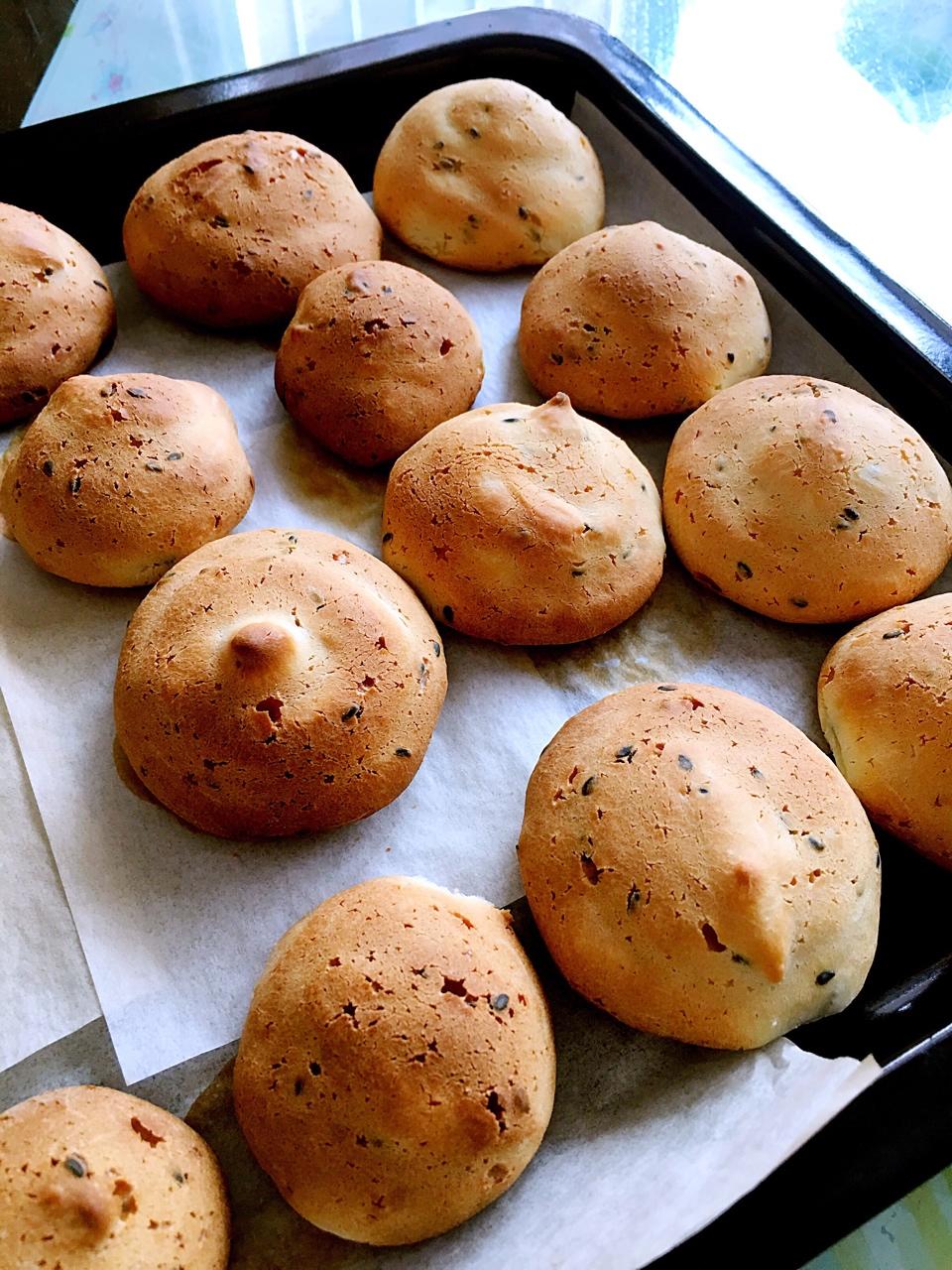 尐淝lan做的麻薯面包～超简单快手 木薯粉版