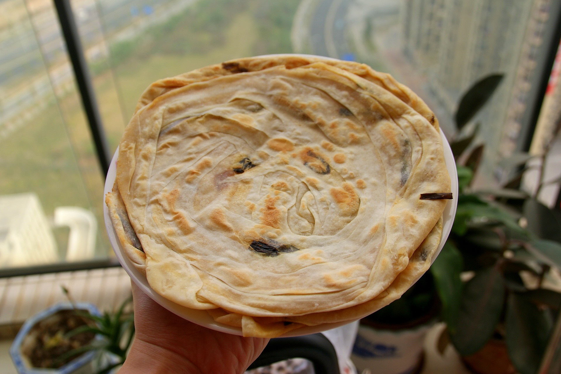 自制葱油饼