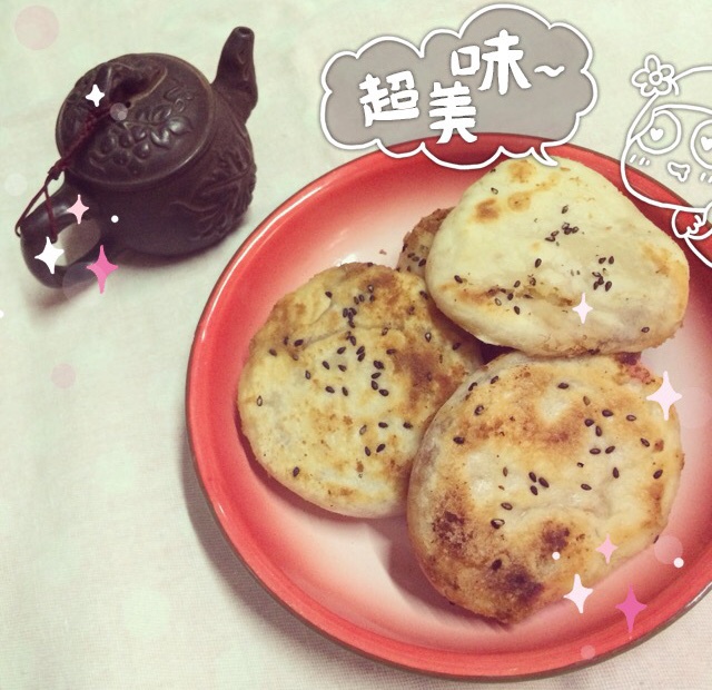 芝麻酱红糖烧饼