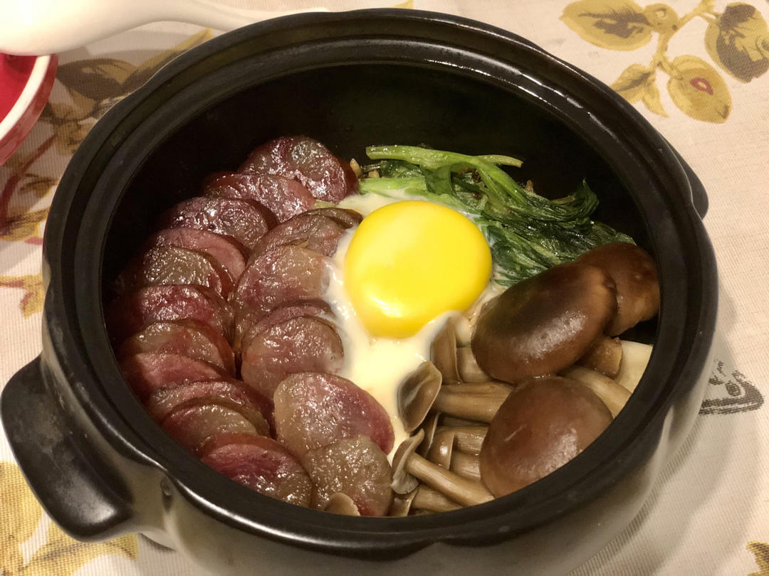香肠煲仔饭