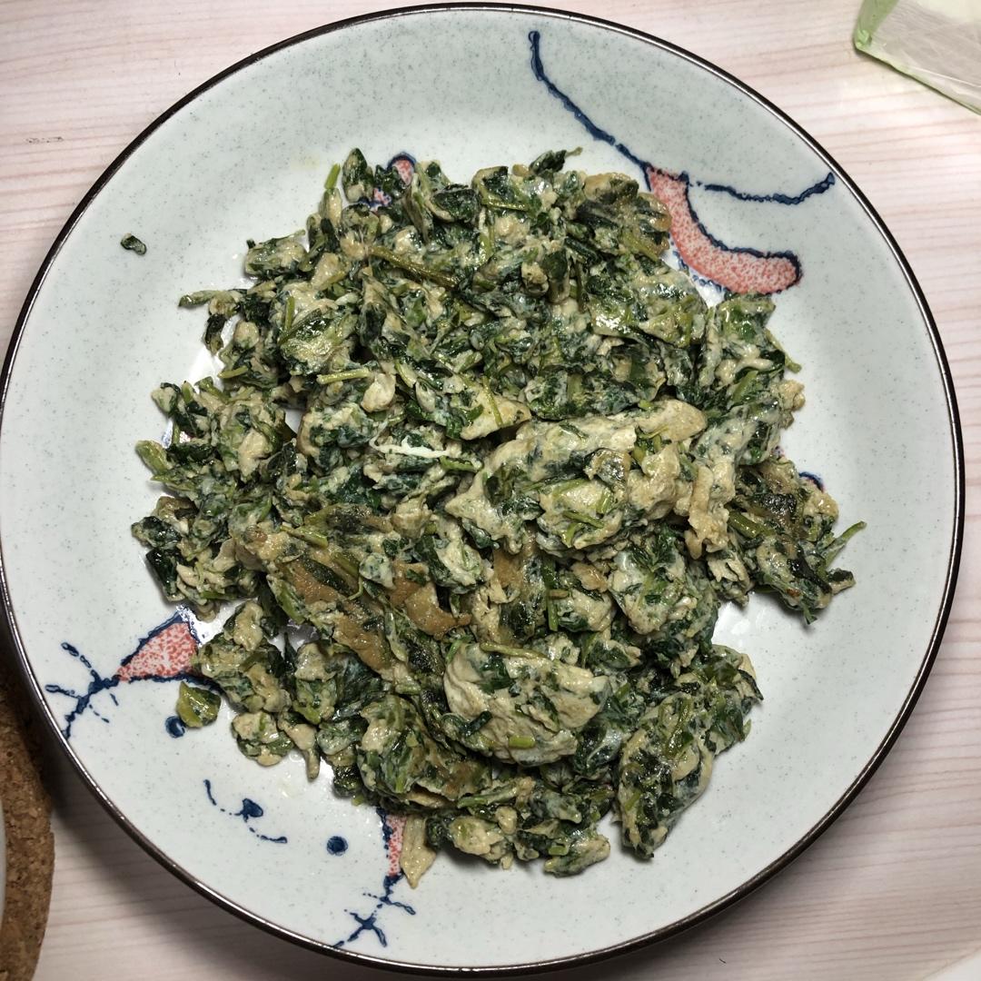 香椿芽炒鸡蛋