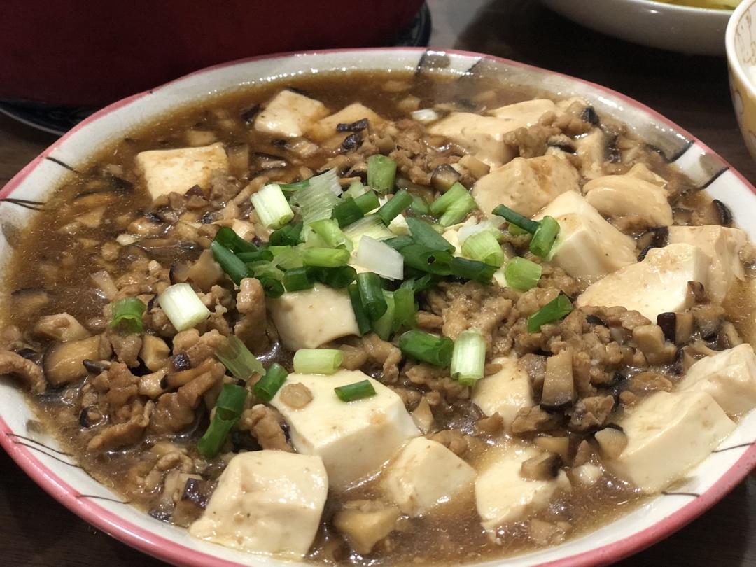 超级下饭的香菇肉沫豆腐