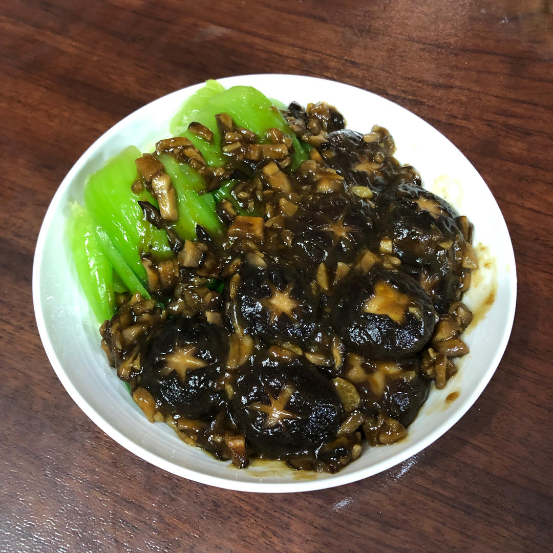 蚝油香菇小油菜