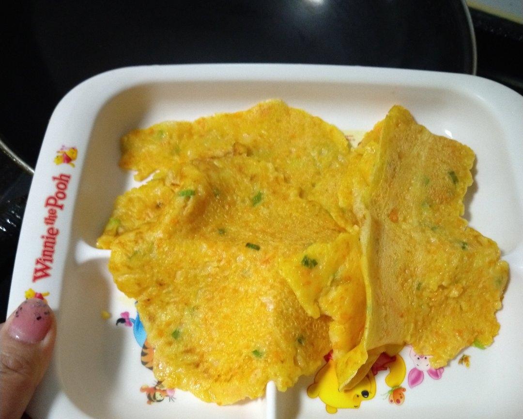 胡萝卜鸡蛋饼