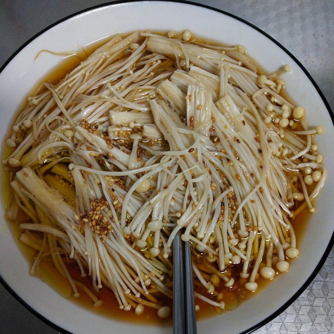 油泼金针菇