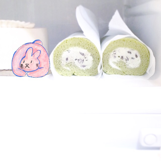 舒芙蕾抹茶红豆卷