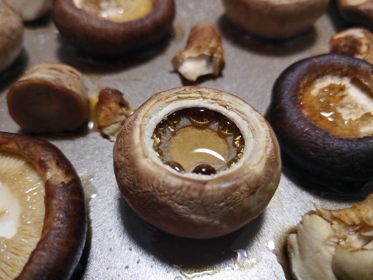 烤蘑菇✨无油健康又鲜脆の烤箱菜的做法