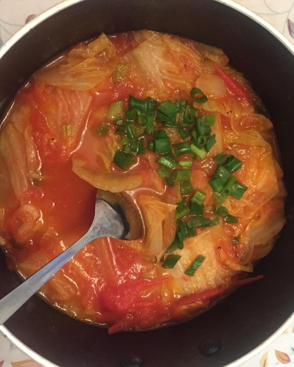 酸辣白菜（西红柿版）