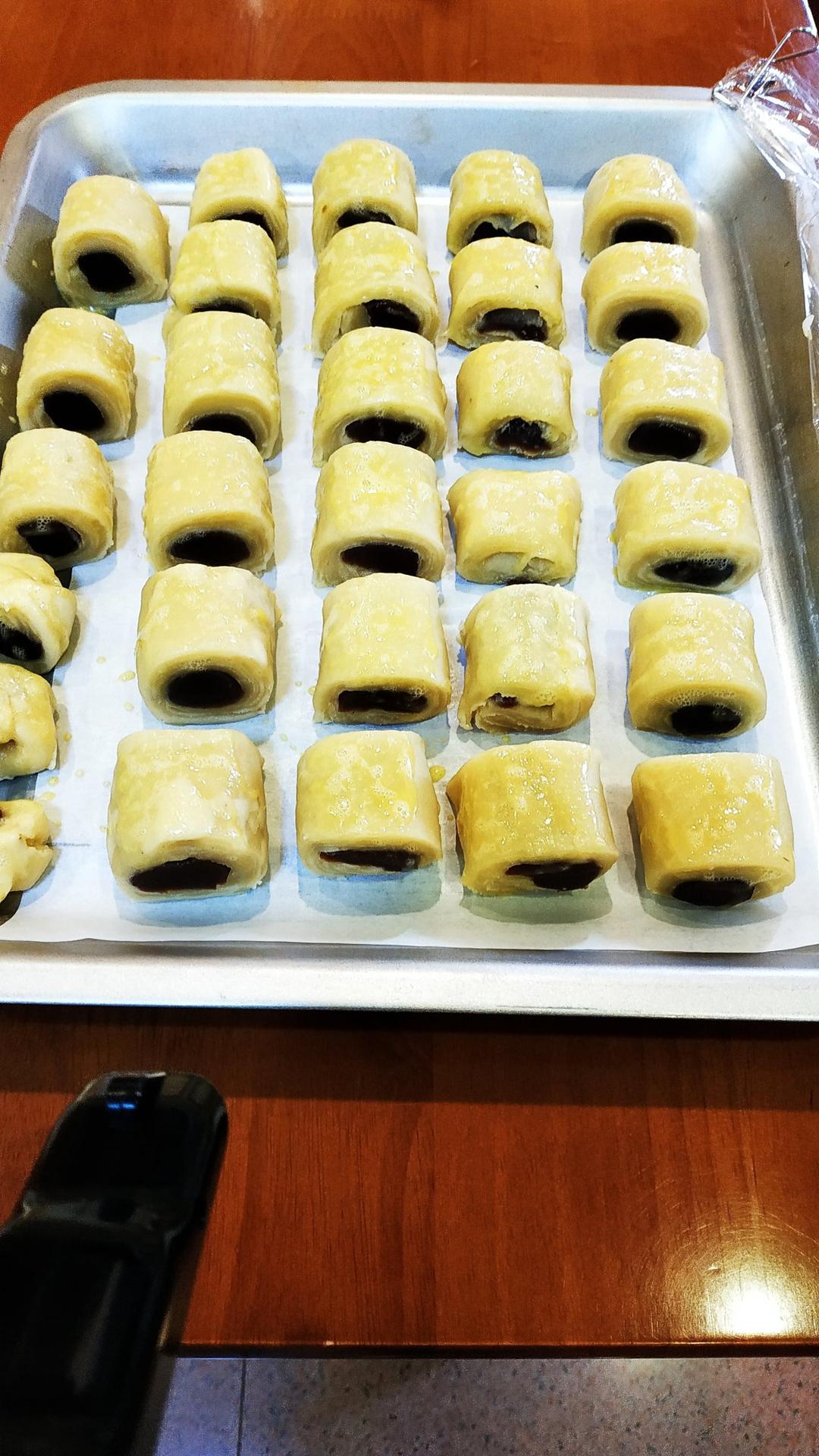中式点心一口酥豆沙酥（大包酥）可用玉米油（层次分明）