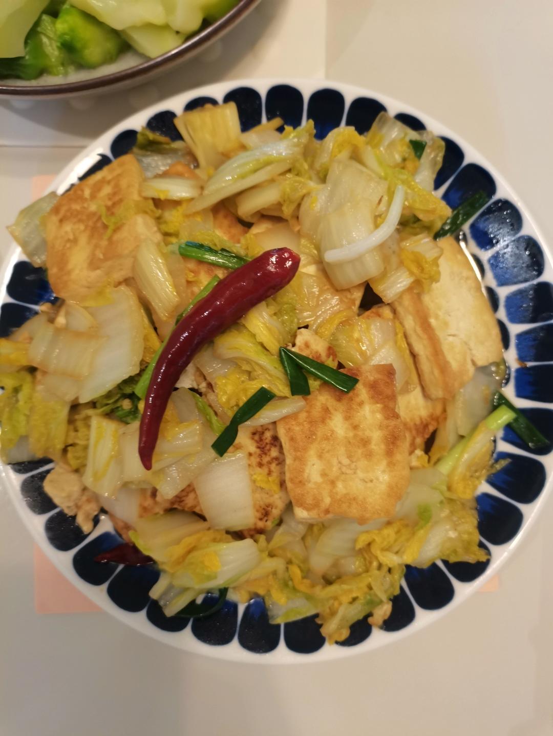 辣炒白菜豆腐