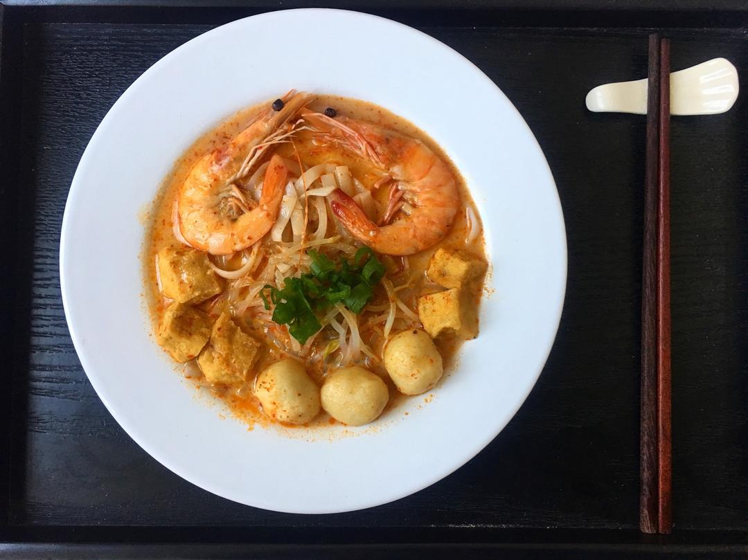 翻滚吧李狗嗨做的娘惹叻沙