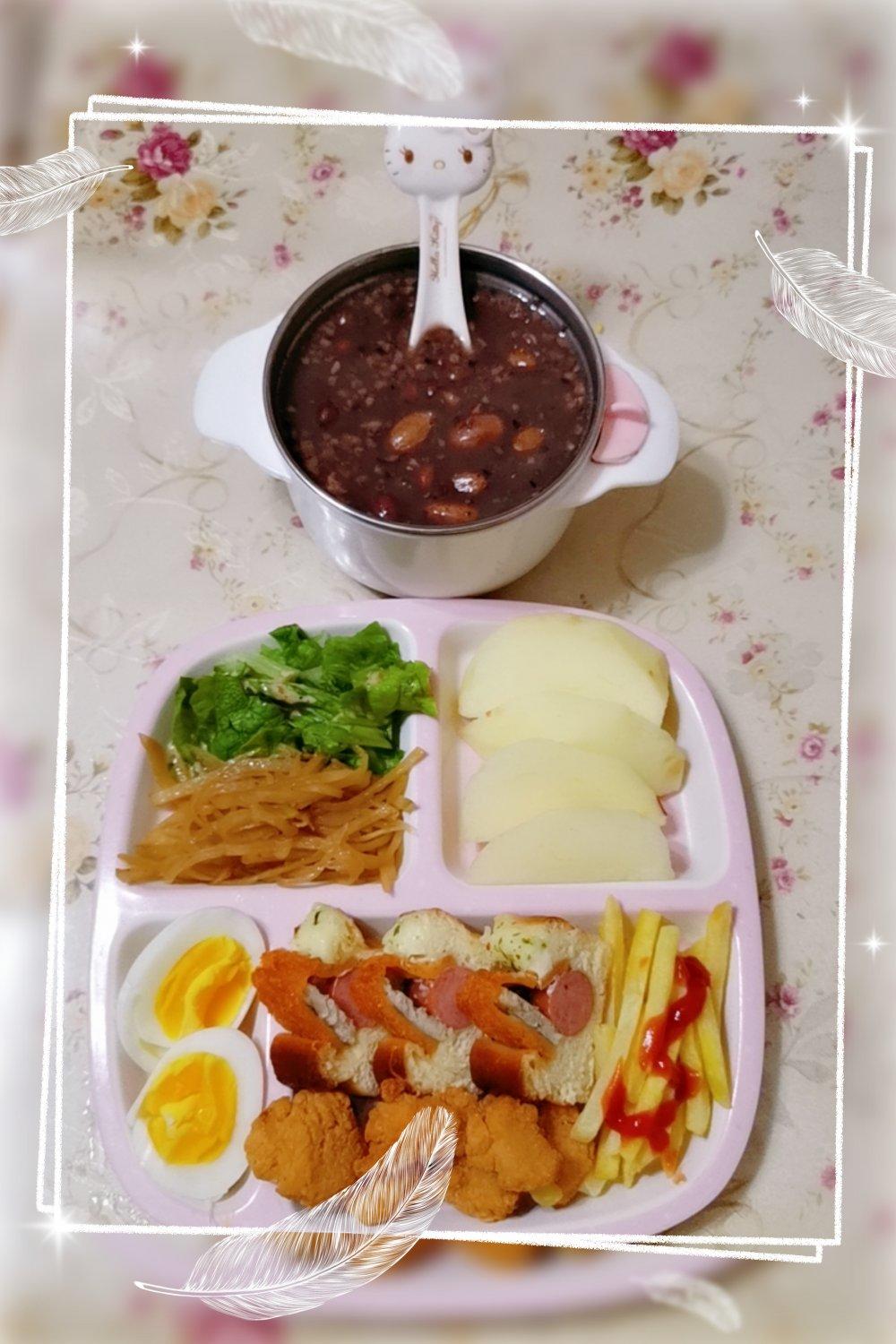 一周儿童营养早餐