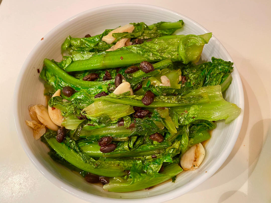 低脂饮食｜豆豉油麦菜