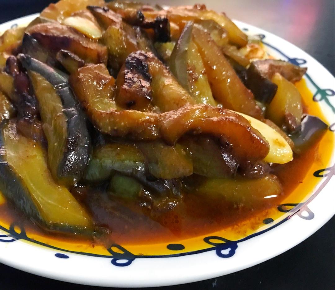 老丁的私房菜-油焖茄子