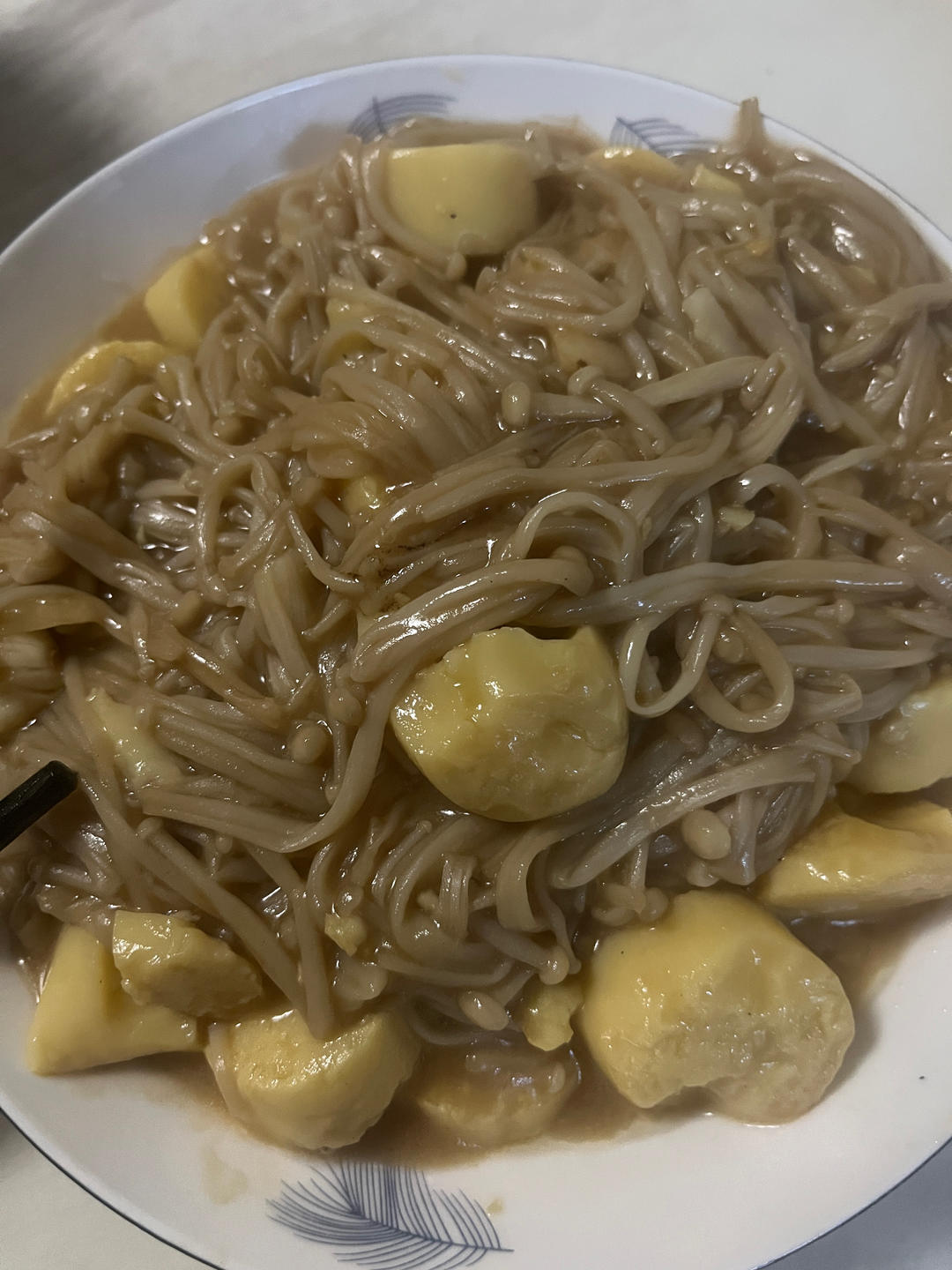 超级下饭菜--金针菇日本豆腐