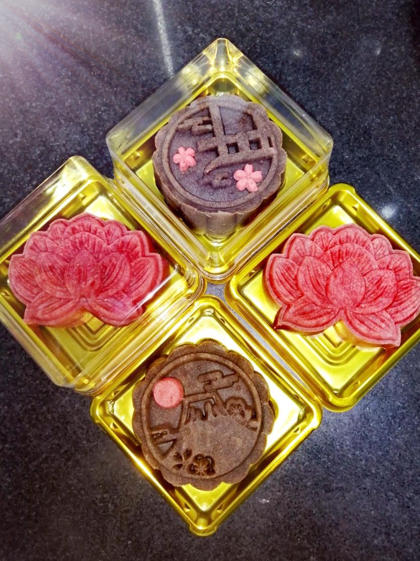 奶黄椰蓉（牛肉松）简版桃山皮月饼