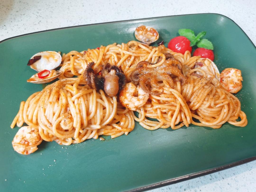海鲜意大利面（目前最喜欢吃的）
