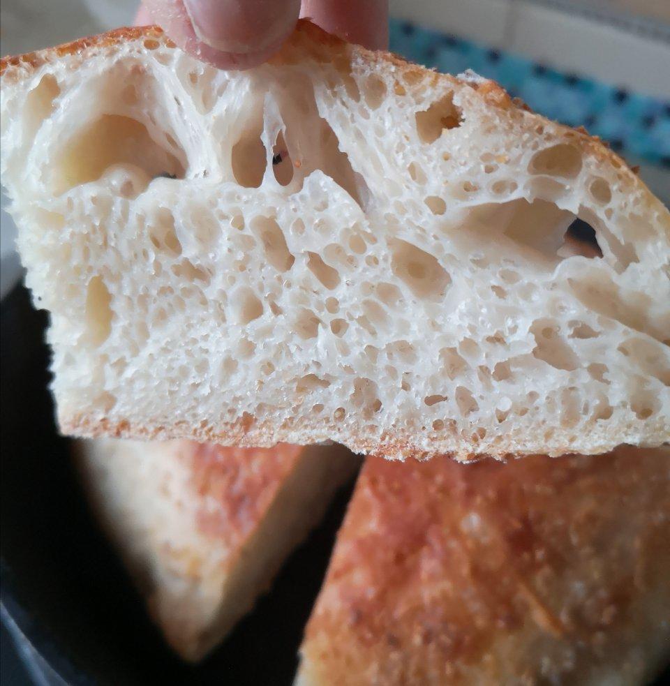 100%含水量的Ciabatta夏巴达夏八达